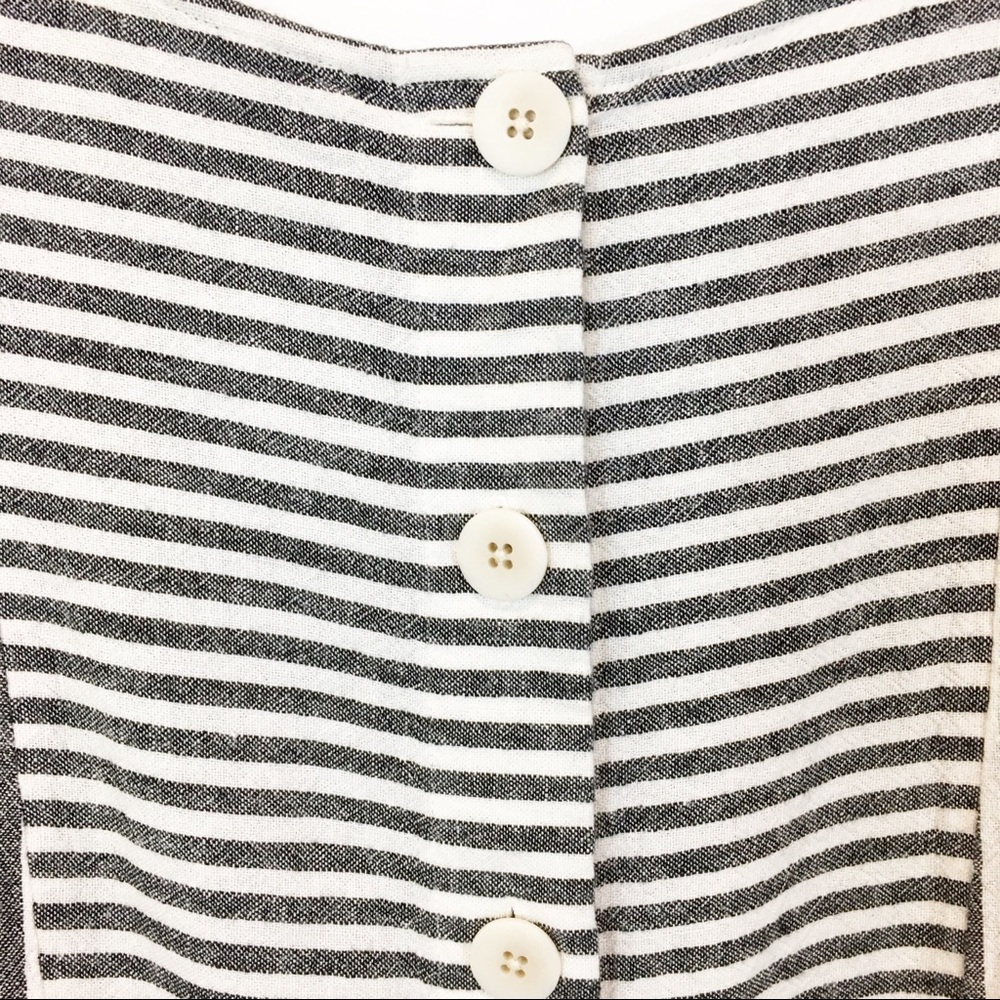 Madewell Linen Blend Button Back Shift Dress Sz XL - Picture 8 of 11